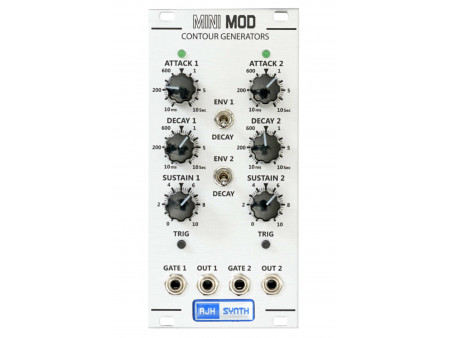 AJH SYNTH MINIMOD DUAL CONTOUR SILVER ( PLATA )
